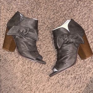 Grey booties